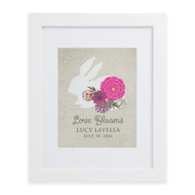 Love Blooms Framed Wall Print
