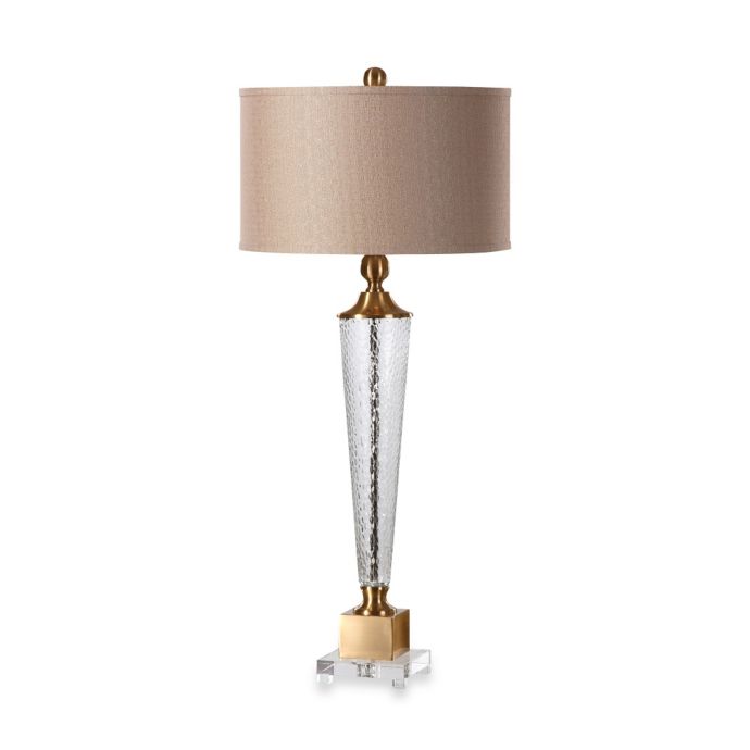 Uttermost Credera Textured Glass Table Lamp | Bed Bath and ...