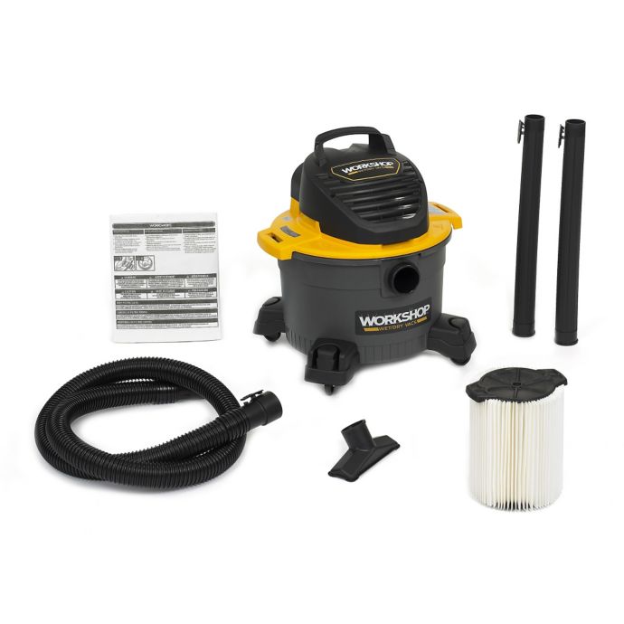 3.5 Peak HP 6Gallon General Purpose Wet/Dry Shop Vacuum