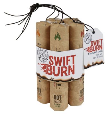 The Swift Burn Assorted 5-Pack Hot Sauce