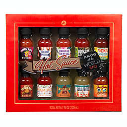 Modern Gourmet 10-Piece Hot Sauce Flavors of the World Gift Set