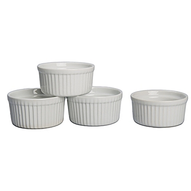 Porcelain 8 oz. Ramekin Bowls (Set of 4). View a larger version of this product image.