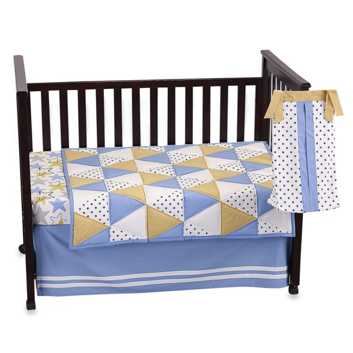 The Peanutshell Stargazer 4 Piece Crib Bedding Set Bed Bath