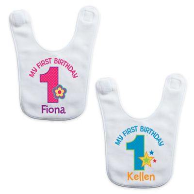 my first birthday bib