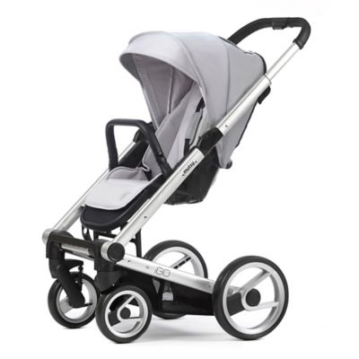 silver stroller