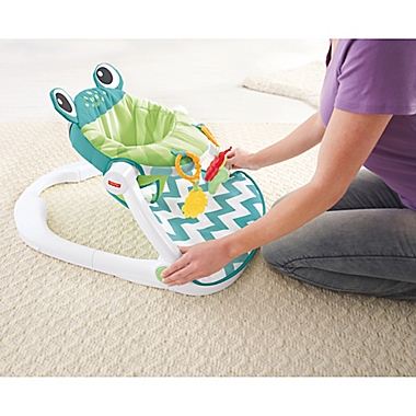 Fisher-Price&reg; Sit-Me-Up Frog Floor Seat in Citrus. View a larger version of this product image.