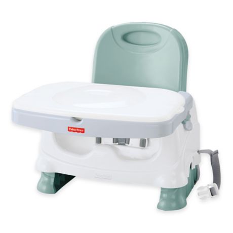 Fisher-Price® Healthy Care™ Deluxe Booster Seat in Grey | Bed Bath & Beyond