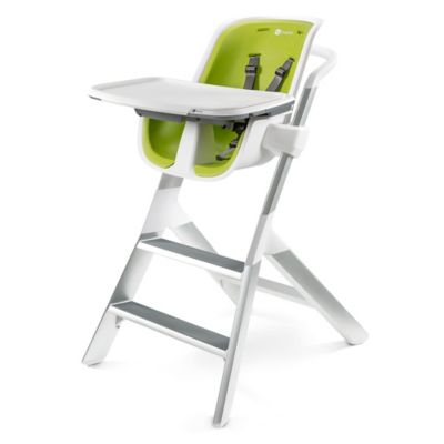 4moms® High Chair in White/Green | buybuy BABY