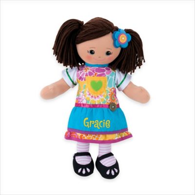 monogrammed rag dolls