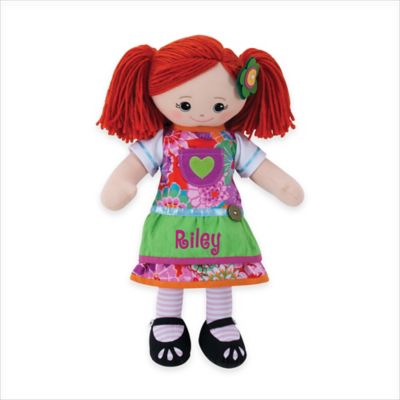 red hair rag doll