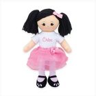 Alternate image 0 for Personalized Ballerina Doll with Tutu and Bow in Pink/White