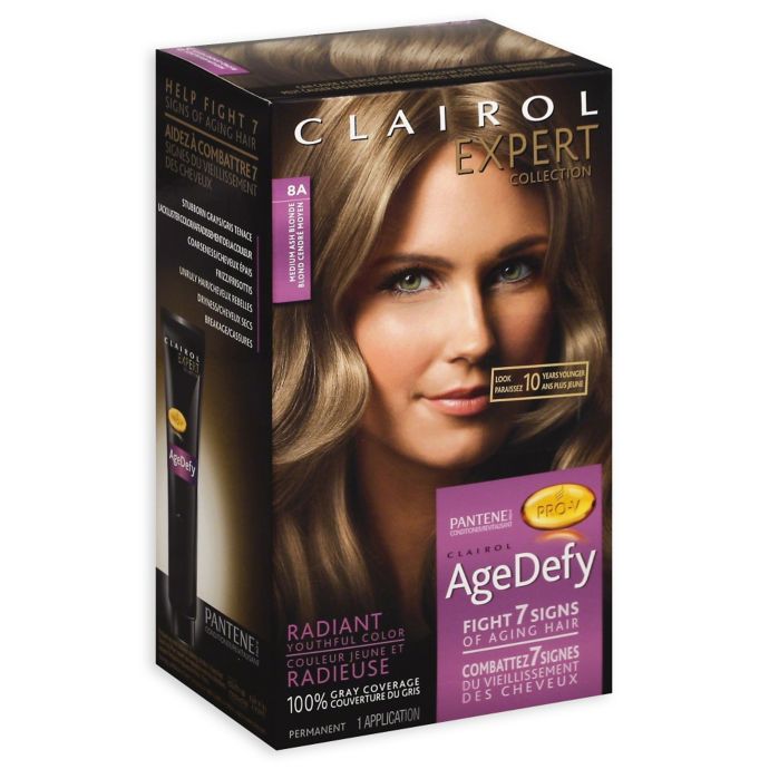 Clairol Expert Collection Age Defy Hair Color In 8a Medium Ash Blonde Bed Bath Beyond