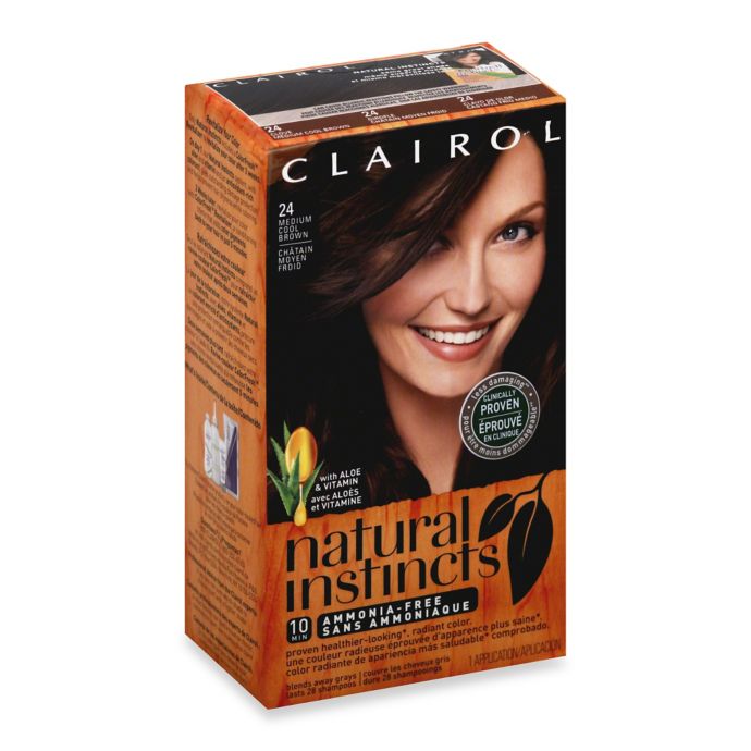 Clairol Natural Instincts Ammonia Free Semi Permanent Color In 24 Clove Medium Cool Brown Bed Bath Beyond