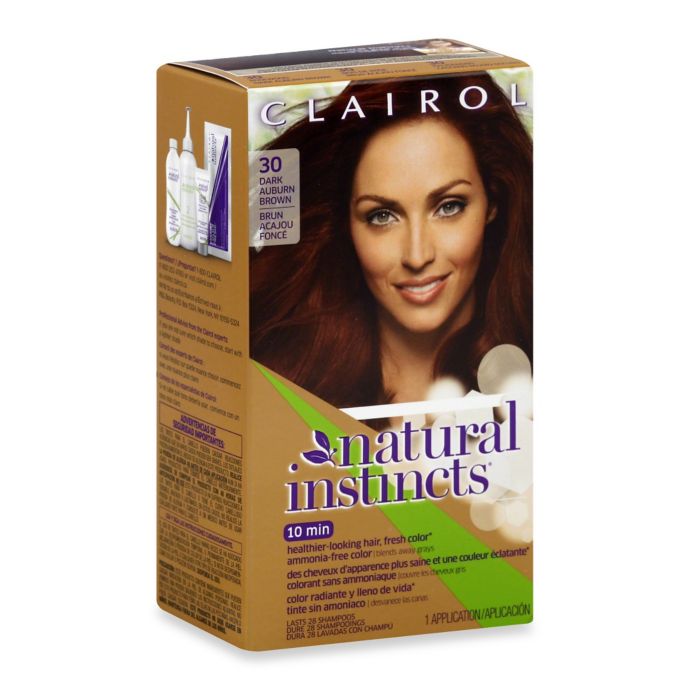 Clairol Natural Instincts Ammonia Free Semi Permanent Color In Rosewood Dark Auburn Brown