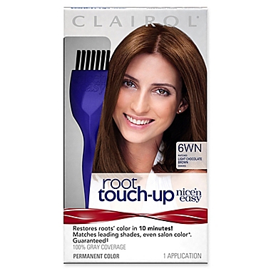 Clairol® Nice'n Easy Root Touch-Up Permanent Hair Color in 6WN Light  Chocolate Brown | Bed Bath & Beyond