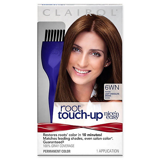 Alternate image 1 for Clairol® Nice‘n Easy Root Touch-Up Permanent Hair Color in 6WN Light Chocolate Brown