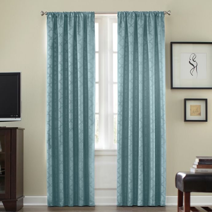 Athena Rod Pocket Room Darkening Window Curtain Panel Bed Bath