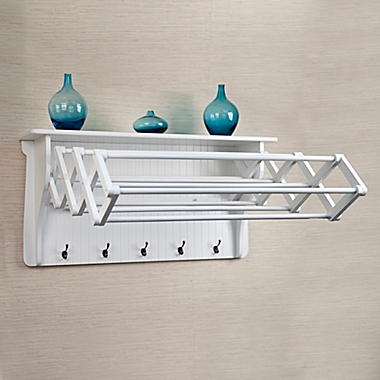 Accordion Drying Rack in White. View a larger version of this product image.