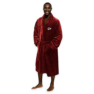 NFL Kansas City Chiefs Men&#39;s Large/X-Large Silk Touch Bath Robe. View a larger version of this product image.