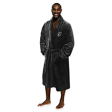 NFL Oakland Raiders Men&#39;s Large/X-Large Silk Touch Bath Robe. View a larger version of this product image.