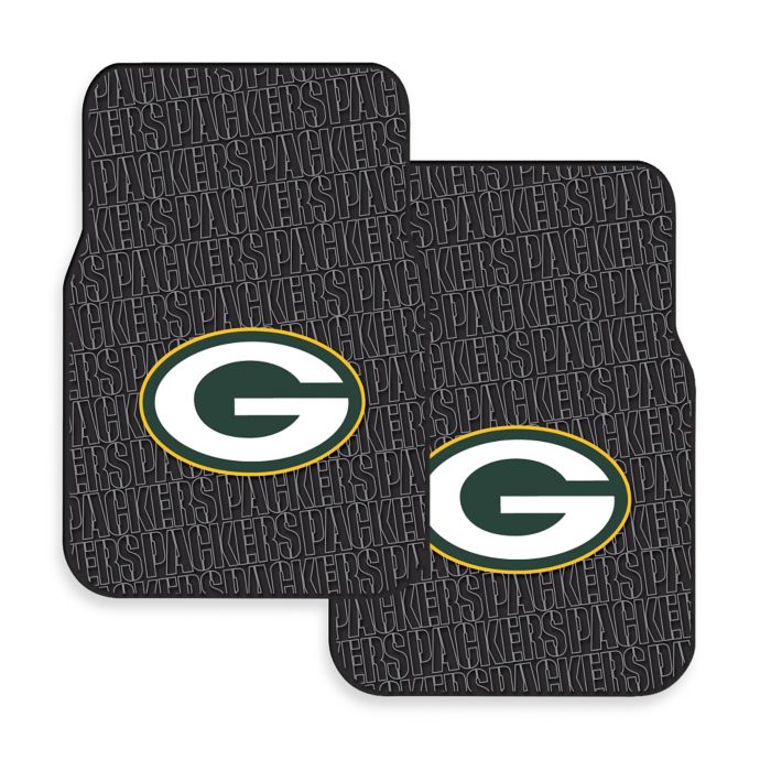 Nfl Green Bay Packers Rubber Car Mats Set Of 2 Bed Bath Beyond