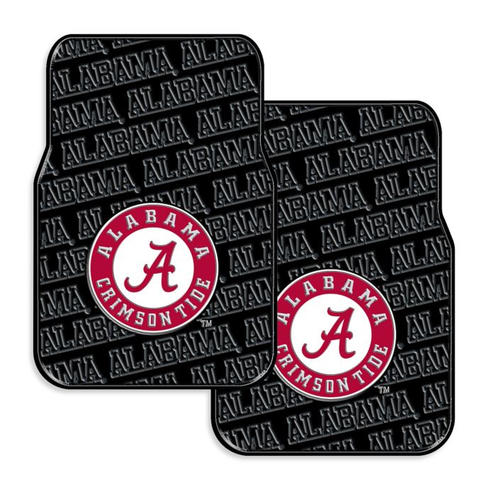 University of Alabama Rubber Car Floor Mats (Set of 2) Bed Bath & Beyond