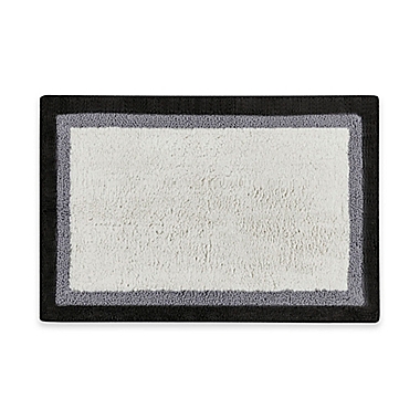 Madison Park Amherst 20&#39;&#39; x 30&#39;&#39; Bath Rug in Black. View a larger version of this product image.
