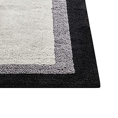 Madison Park Amherst 20&#39;&#39; x 30&#39;&#39; Bath Rug in Black. View a larger version of this product image.