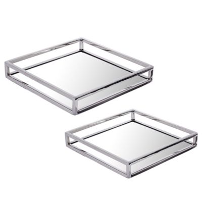 Classic Touch Mirrored Tray