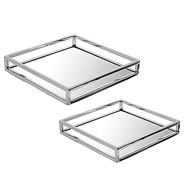 Classic Touch Mirrored Tray. View a larger version of this product image.