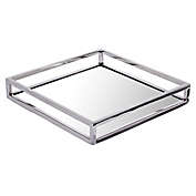 Classic Touch Large Mirrored Tray