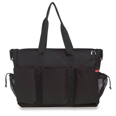 skip hop duo diaper bag black