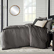 Bee &amp; Willow&trade; Fringe Stripes Jacquard 3-Piece King Comforter Set in Grey