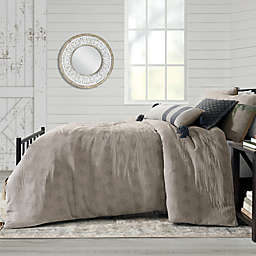 Bee & Willow™ Home Block Print 3-Piece King Duvet Cover Set in Natural
