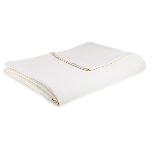 Alternate image 1 for Nestwell™ Flatweave MicroCotton® King Blanket in Ivory