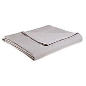 Nestwell&trade; Flatweave MicroCotton&reg; Twin Blanket in Light Grey