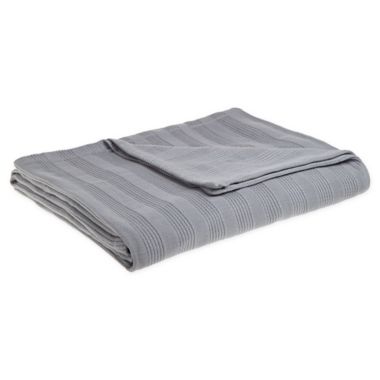 Nestwell&trade; Cozy Micro Cotton&reg; Twin Blanket in Light Grey. View a larger version of this product image.