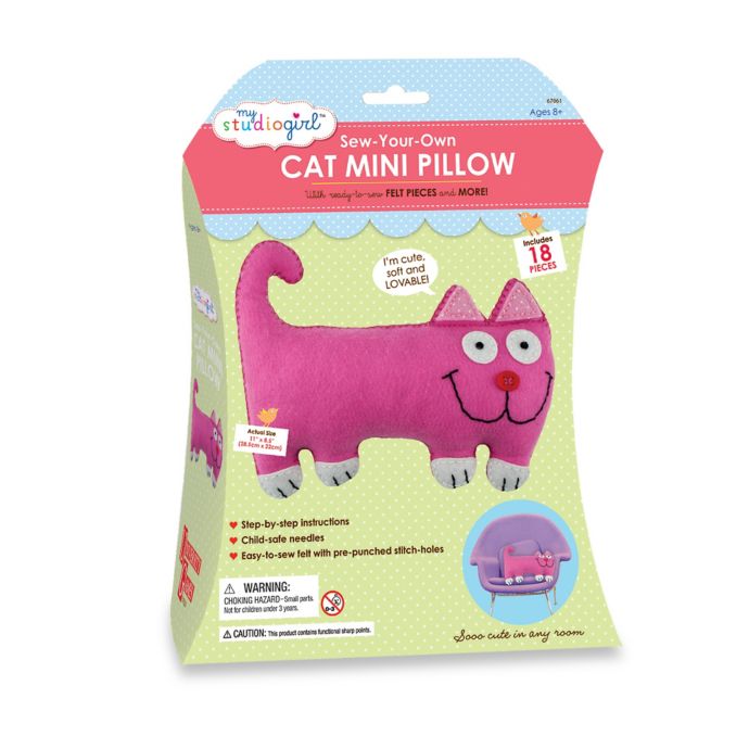 My Studio Girl Sew Your Own Cat Mini Pillow Bed Bath Beyond