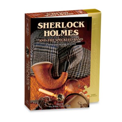 pl Sherlock Holmes Mystery 1000 Piece Jigsaw Puzzle with Book 