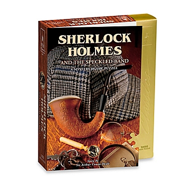 Sherlock Holmes and The Speckled Band 1000-Piece Mystery Jigsaw Puzzle. View a larger version of this product image.