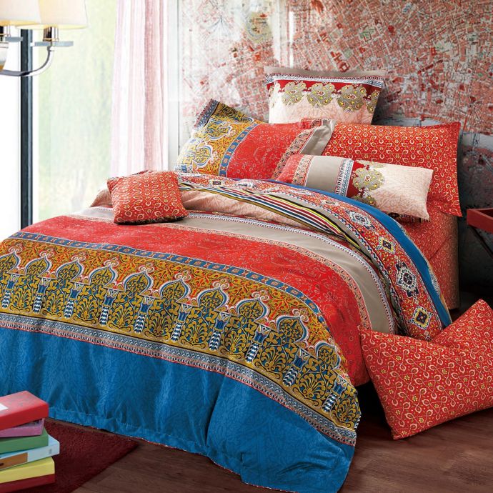 Sherry Kline Moroccan Reversible Duvet Cover Set Bed Bath Beyond