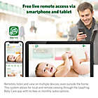Alternate image 6 for LeapFrog&reg; LF925HD 1080p WiFi Remote Access Pan &amp; Tilt Video Baby Monitor in White