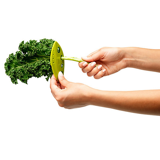 DESIOLE Plastic Leaves Remover Kale Collard Greens Loose Leaf Herb Stripper Vegetable Leaf Stripping Device Chard