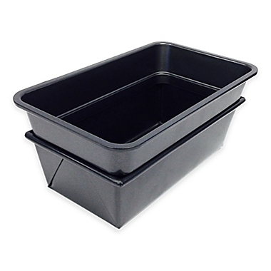 9 Inch x 5 Inch Nonstick Baking Loaf Pan with Insert Gray 