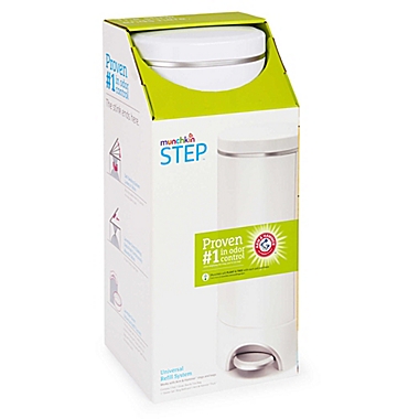 Munchkin&reg; STEP&trade; Diaper Pail Powered by Arm &amp; Hammer&reg;. View a larger version of this product image.
