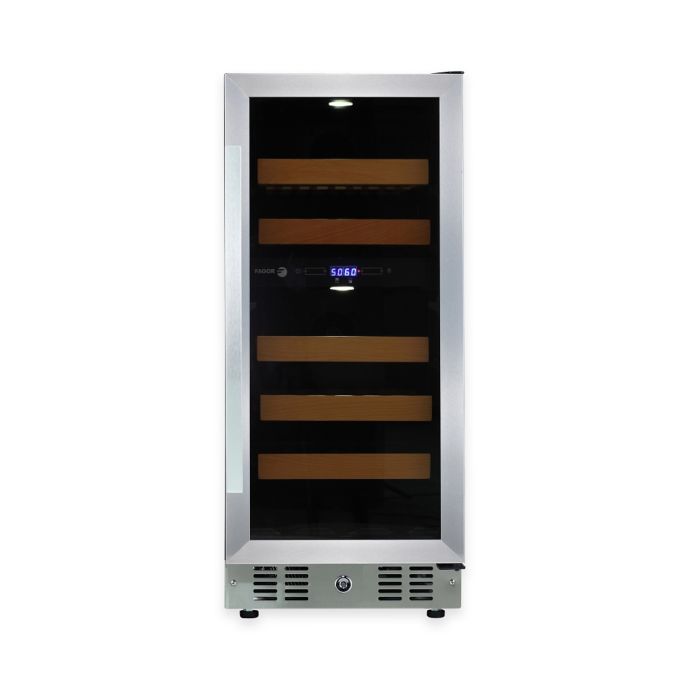 Fagor 28-Bottle Dual-Zone Wine Refrigerator | Bed Bath ...