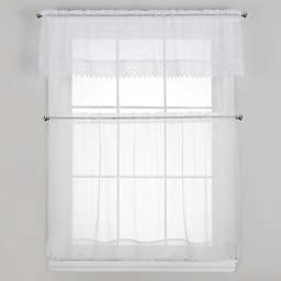 Chelsea Window Curtain Tier Pair with Trim