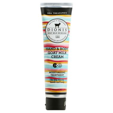 Dionis&reg; 3.3 oz. Hand &amp; Body Goat Milk Cream Moisturizing Treatment in Sea Treasures. View a larger version of this product image.
