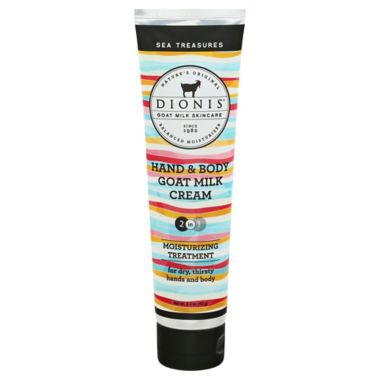 Dionis&reg; 3.3 oz. Hand &amp; Body Goat Milk Cream Moisturizing Treatment in Sea Treasures. View a larger version of this product image.
