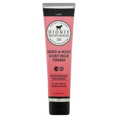 Dionis 3.3 oz. 2-in-1 Love Goat Milk Hand &amp; Body Cream. View a larger version of this product image.